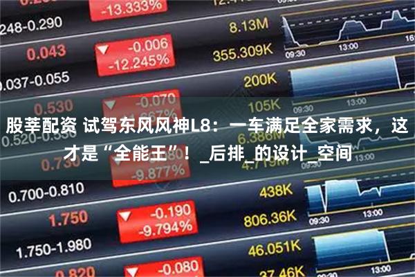 股莘配资 试驾东风风神L8:一车满足全家需求,这才是“全能王”!_后排_的设计_空间