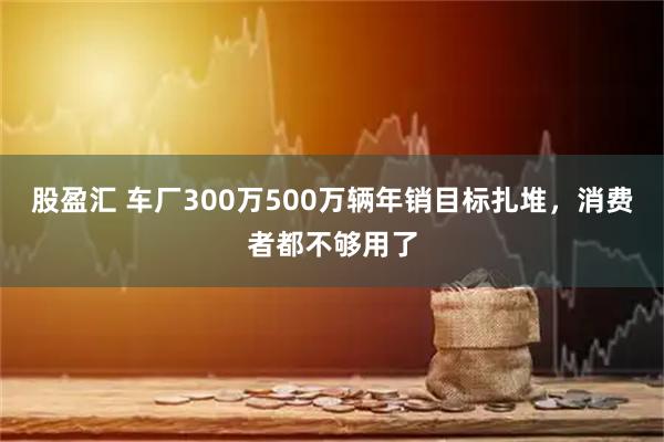 股盈汇 车厂300万500万辆年销目标扎堆，消费者都不够用了
