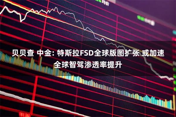 贝贝查 中金: 特斯拉FSD全球版图扩张 或加速全球智驾渗透率提升
